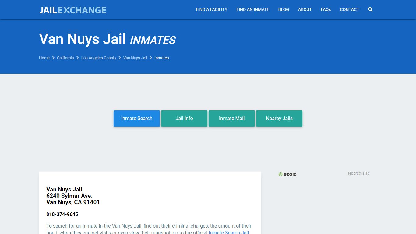 Los Angeles County Inmate Search | Arrests & Mugshots | CA - JAIL EXCHANGE